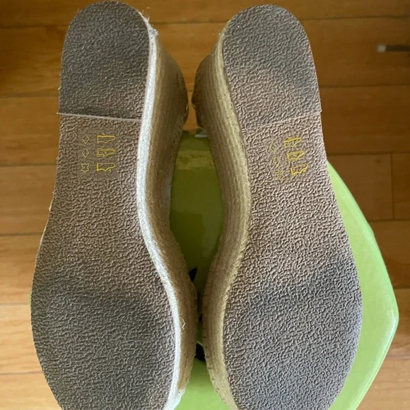 J.crew Marina metallic gold espadrille wedge sandals - Picture 6 of 8